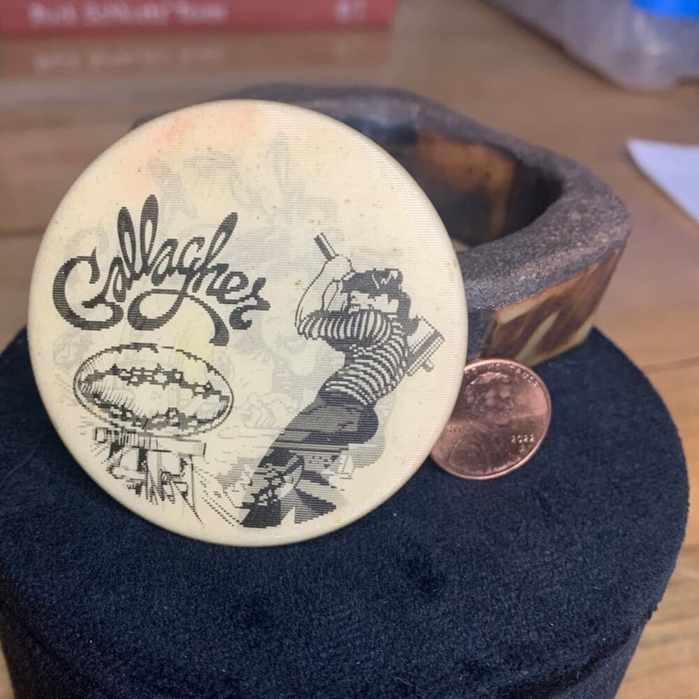 Vintage 70's Gallagher Comedian Watermelon button